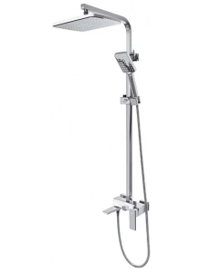 Душевая стойка Grocenberg GB7008 белый / хром