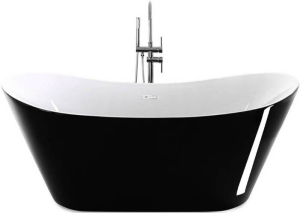Акриловая ванна Calani Lotus White Black