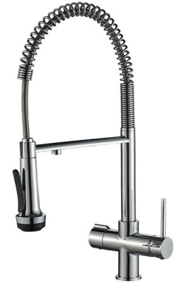Смеситель для кухонной мойки Zorg Steel Hammer SH 2005-1 под фильтр