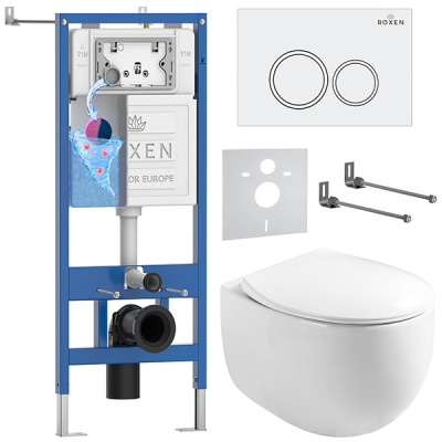 Комплект инсталляции 6 в 1 Roxen StounFix Dual Fresh 964008 с аромадозатором