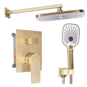 Душевая система Rea Moby gold matt REA-P2403 встраиваемая