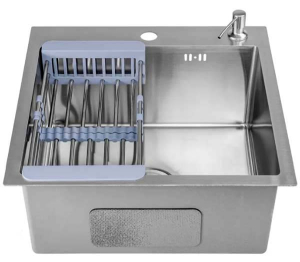 Кухонная мойка Axus LS-5050 с коландером и дозатором