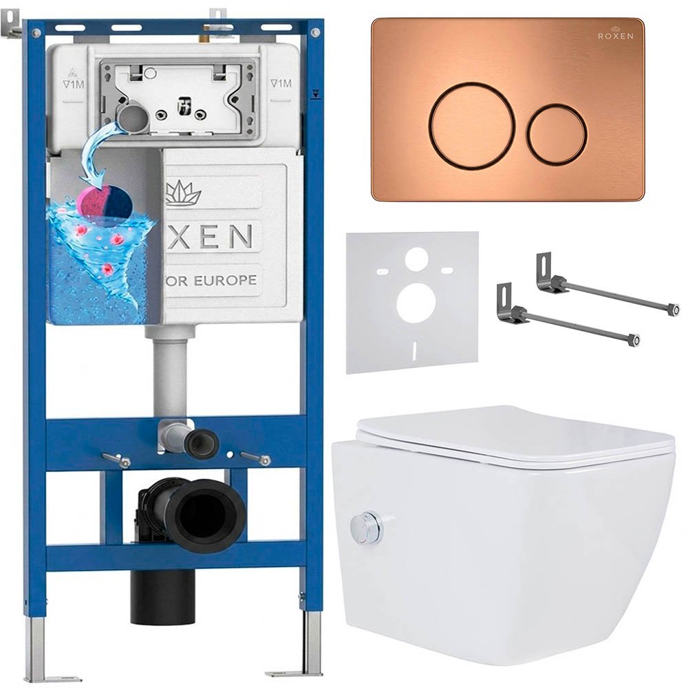 Комплект инсталляции 6 в 1 Roxen StounFix Dual Fresh 967312 с аромадозатором