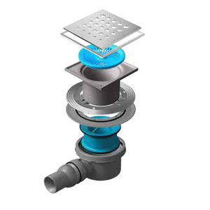 Душевой трап Pestan Confluo Standard Drops 1 Mask хром глянцевый