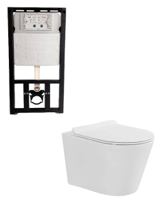 Комплект инсталляции Milleau Ness MR0425-A5.201GW с подвесным унитазом