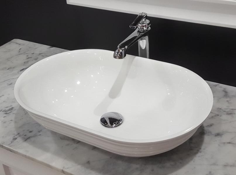 Умывальник Astra-form Шарм Solid Surface белый матовый