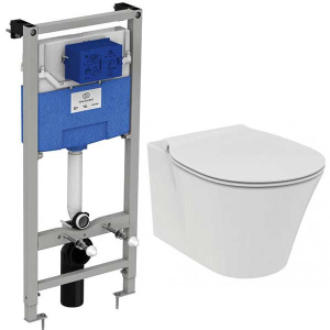 Комплект инсталляции Ideal Standard Prosys Frame 120 M с подвесным унитазом Air Connect AquaBlade