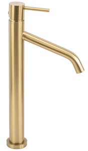 Смеситель для умывальника Rea Level gold matt B6217