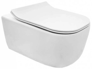 Подвесной унитаз Rea Mateo Rimless C1258