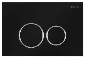 Кнопка для инсталляции Caprigo Dew-R ABS DA001-BLACK/CRM