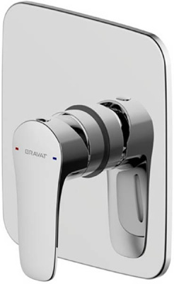 Смеситель скрытого монтажа Bravat Sourse PB8173218CP-ENG (1 функция)