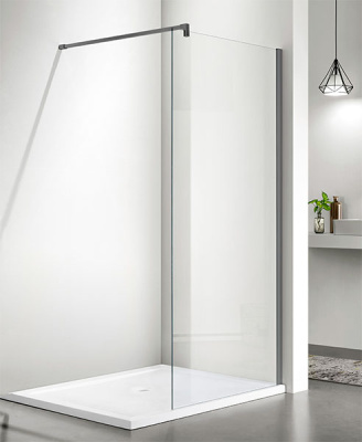 Душевое ограждение Adema Реген графит брашированный Walk-In