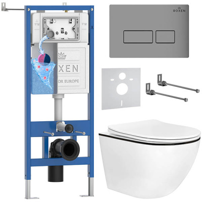 Комплект инсталляции 6 в 1 Roxen StounFix Dual Fresh 964800 с аромадозатором