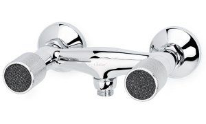 Смеситель для душа Boheme Royal Crystal 274-Royal/CRST black