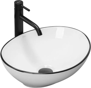 Умывальник Rea Sofia Black Edge U3217