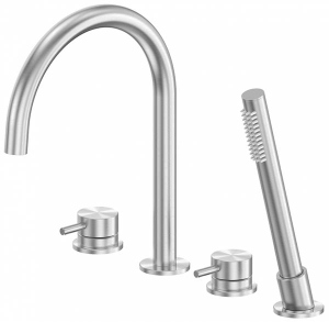 Смеситель на борт ванны Abber Wasser Kreis 316 AF8113BST на 4 отверстия