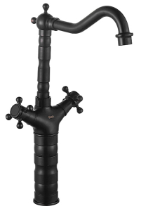 Смеситель для умывальника Rea Rustico Black Matt REA-B5520