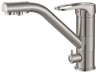 Смеситель для кухонной мойки Zorg Steel Hammer SH 321 под фильтр