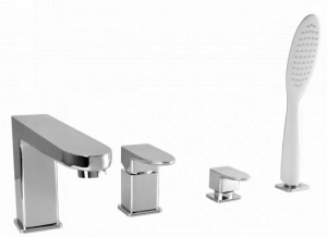 Смеситель на борт ванны Omnires Siena SN7332CR на 4 отверстия