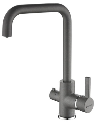 Смеситель для кухонной мойки Paulmark Logas Lo213021-401TB(AN) / Lo213021-402 / Lo213021-310 с подключением к фильтру воды
