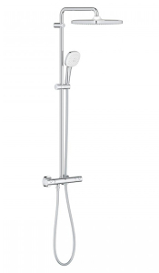 Душевая стойка Grohe Tempesta System 250 Cube 26689001 с термостатом