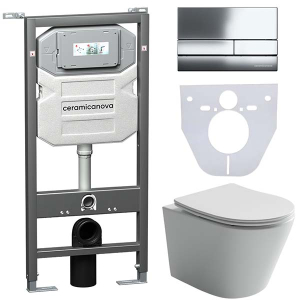 Комплект инсталляции 4 в 1 CeramicaNova Balearica CN6000-1002CH-1000