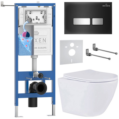 Комплект инсталляции 6 в 1 Roxen StounFix Dual Fresh 642915 с аромадозатором