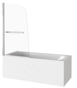 Душевая шторка на ванну Good Door Screen R-HT-80-C-CH