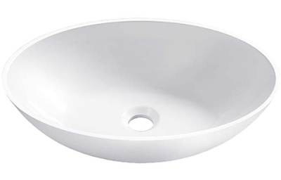 Умывальник Belux Дубай Д-480 / Д - 570 белый матовый Solid Surface