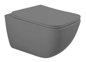 Подвесной унитаз Gid Tr2143TF-Dgm с сиденьем Soft Close