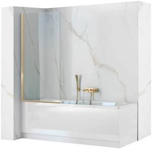 Душевая шторка на ванну Rea Elegant Gold 70 / 80