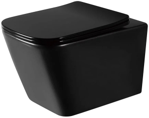 Подвесной унитаз Rea Raul black mat C1100