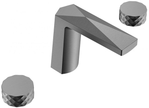 Смеситель для умывальника Boheme Venturo 150-GM-DIAMOND Gun Metall