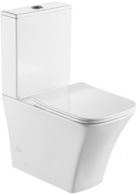 Напольный унитаз BelBagno Marmi BB052CPR безободковый