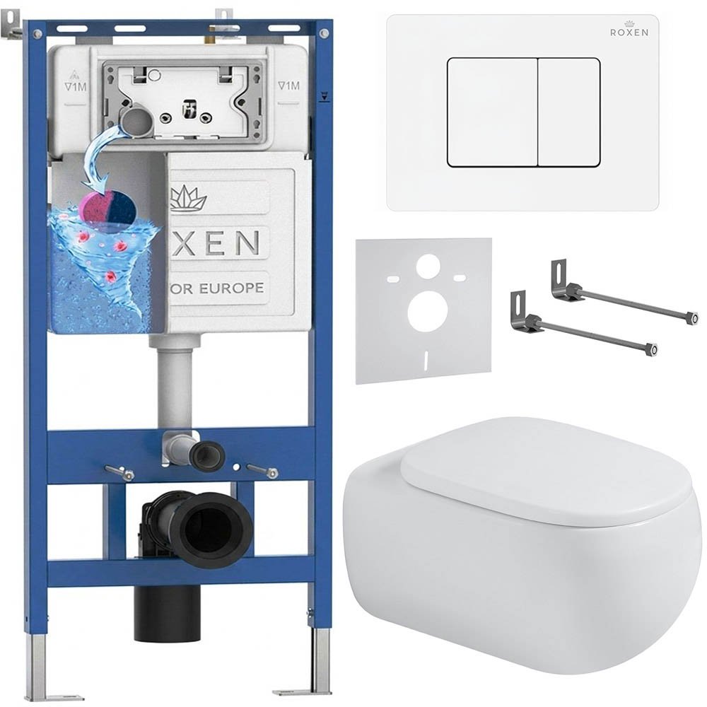Комплект инсталляции 6 в 1 Roxen StounFix Dual Fresh 967229 с аромадозатором