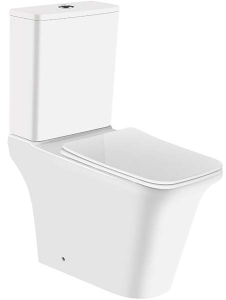 Напольный унитаз Cerutti Nivolet CT8457 безободковый с крышкой Soft Close