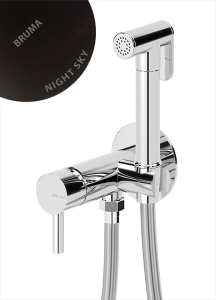 Смеситель встраиваемый Bruma Bidet 1078611NS Night Sky с гигиеническим душем