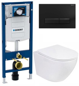 Комплект инсталляции Geberit Sigma UP320 111.309.BB.1 c унитазом Roxen Antares 530185-01