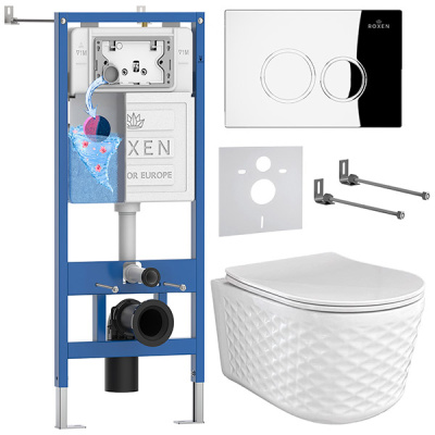 Комплект инсталляции 6 в 1 Roxen StounFix Dual Fresh 979009 с аромадозатором