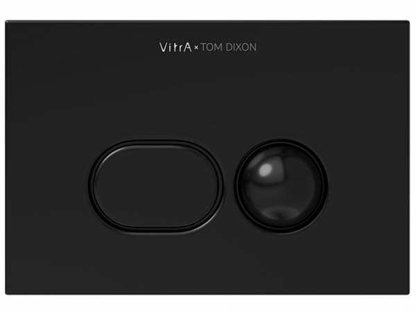 Кнопка для инсталляции Vitra Liquid 740-2101 черный глянцевый