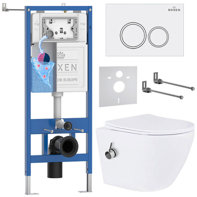 Комплект инсталляции 6 в 1 Roxen StounFix Dual Fresh 902672 с аромадозатором