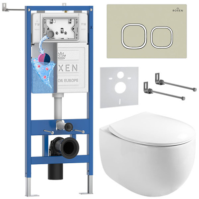 Комплект инсталляции 6 в 1 Roxen StounFix Dual Fresh 966619 с аромадозатором
