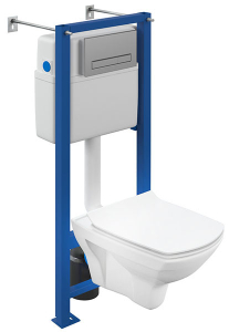 Комплект инсталляции Cersanit Carina XL CO DPL EO Slim / 64440