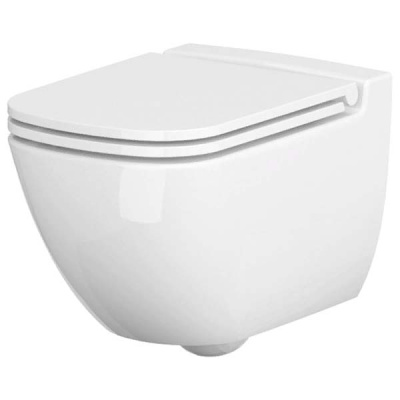 Подвесной унитаз Cersanit Caspia New Clean On безободковый