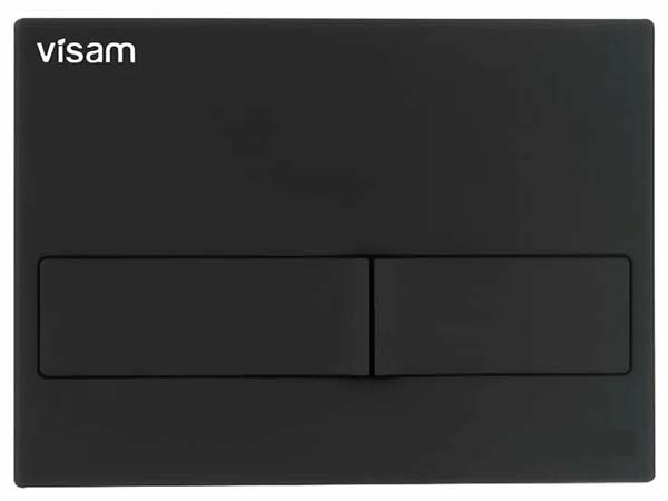 Кнопка для инсталляции Visam L5 / L10 черный Soft Touch / черный глянец