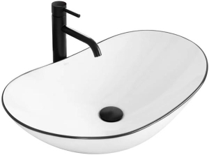Умывальник Rea Royal Black Edge U8569