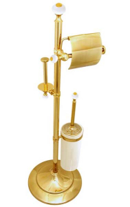 Многофункциональная стойка для туалета Boheme Hermitage Gold 10368