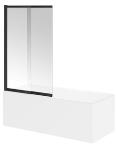 Душевая шторка на ванну Kerama Marazzi Vetro VE.100.BSD.BLK.M