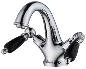 Смеситель для умывальника Caprigo Adria-classic Black Edition 03B-520-CRM