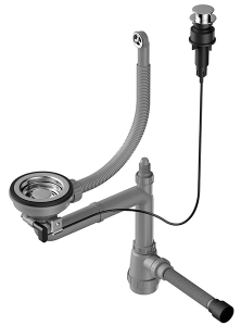 Сифон для мойки Omoikiri WK-1-R-A-IN